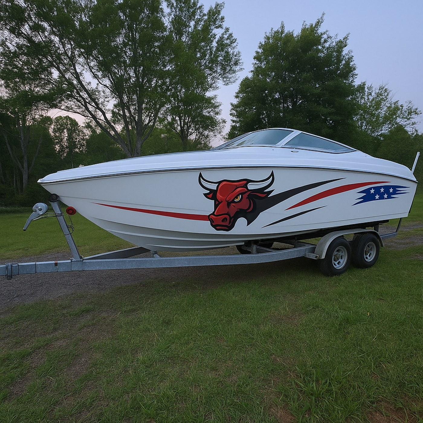 El Toro boat wrap design