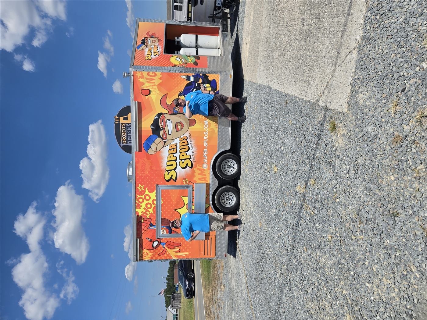 Brooklyn Bridge food truck wrap design