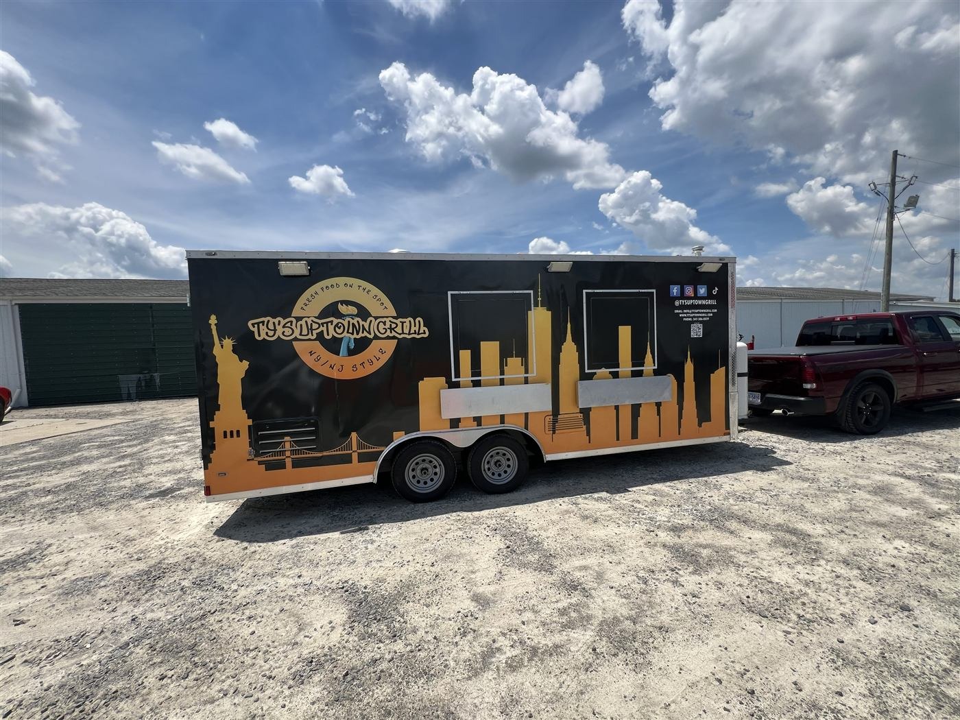 Food truck full wrap